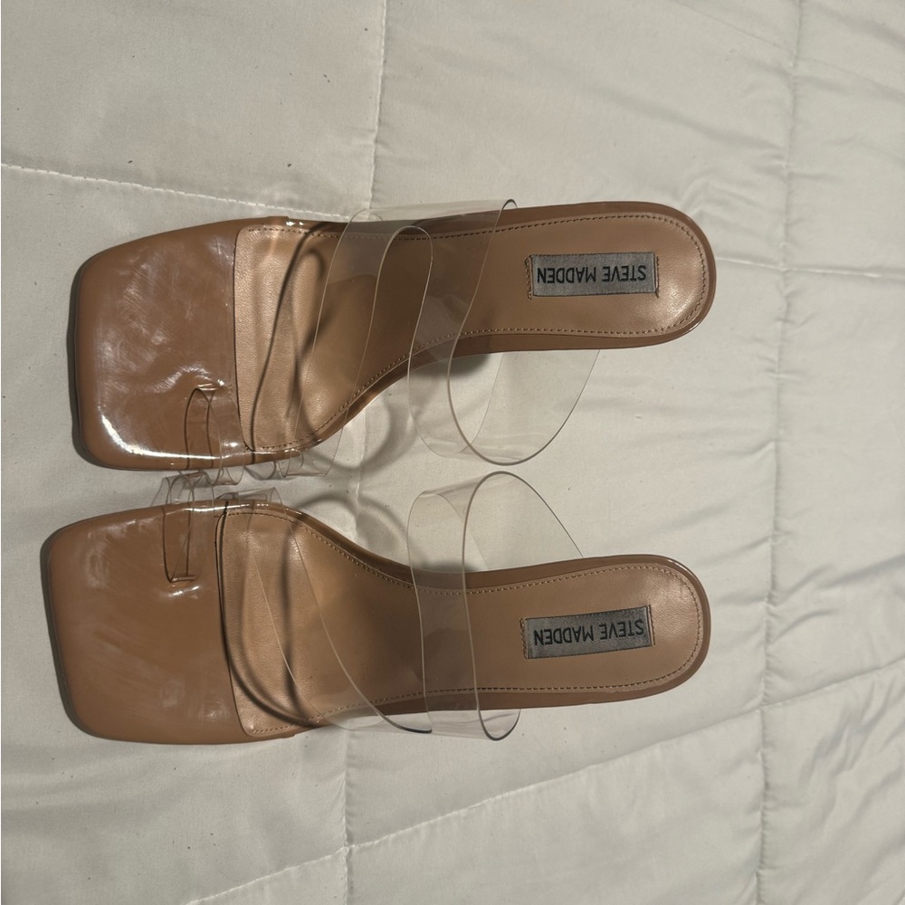 Clear toe ring Steve Madden heels
